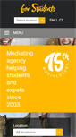 Mobile Screenshot of forstudents.cz